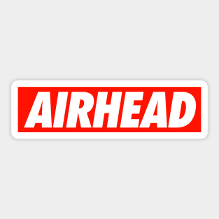 Airhead Sticker